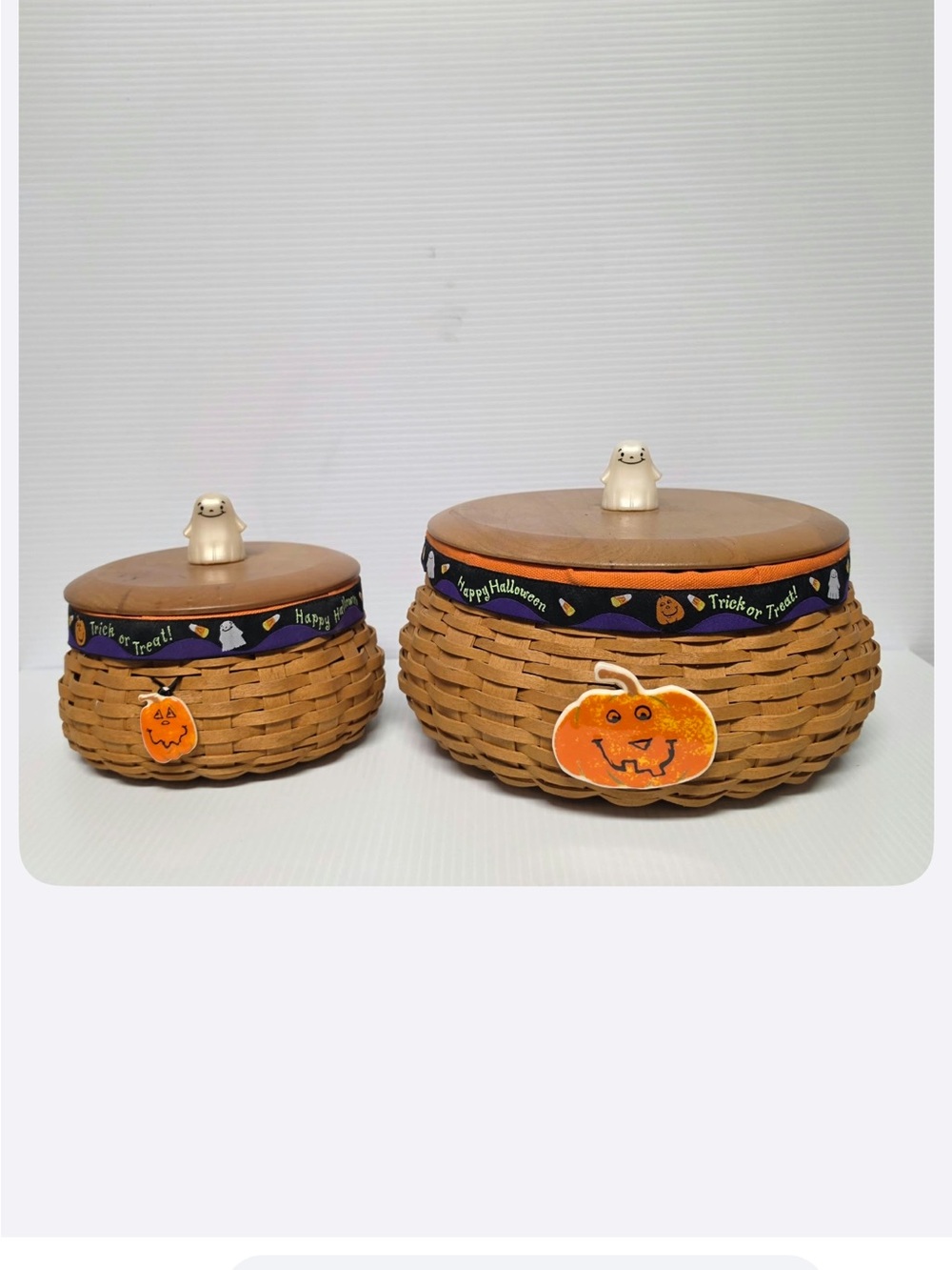 NWOT Longaberger Halloween Baskets